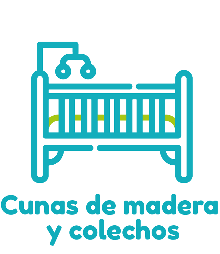 Cunas de madera y colechos